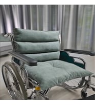 ozclife 1. Sınıf Tekerlekli Sandalye Minderi - Sırt ve Oturma Minderi (Yeşil)