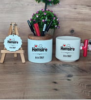 Hemşire Hediye Sepeti Kupa Bardak T Kulplu, Kalemlik ve Anahtarlık Tıp Bayramı Hemşireler Günü Hediyesi (Model 1)