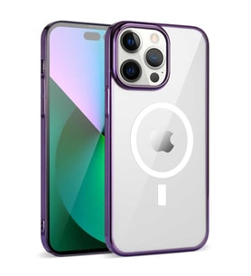 Apple iPhone 14 Pro Kılıf Zore Pixel Magsafe Kılıf (Mor)