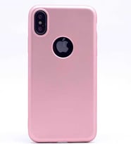 Uyumlu Model Apple iPhone X Kılıf Soft Mat Premier Case (Rose)