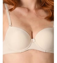 NBB Destekli Push-up Balenli Klasik Kesim Cuplı Basic Sütyen- 3525 (Ten)