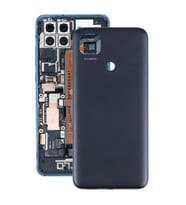 Xiaomi Redmi 9C Uyumlu Arka Pil Batarya Kapağı M2006C3MG M2006C3MT (Siyah)