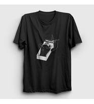 Presmono Unisex Beyaz Match Lovers Valentine's Day Sevgililer Günü T-Shirt 285091tt (Siyah)