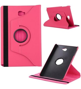 Samsung P580 P585 10,1 inç Döner Standlı Tablet Kılıfı (Pembe)