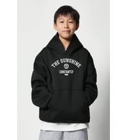The Sunshine Baskılı Erkek - Kız Çocuk Rahat Kalıp Sweatshirt (Siyah)