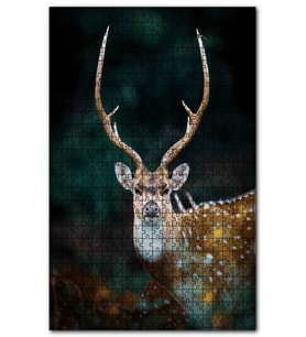 Cakapuzzle Geyik Boynuzlarının Simetrisi Puzzle Yapboz MDF (Ahşap) (255 Parça)