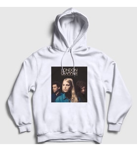 Presmono Unisex Beyaz Truth Müzik London Grammar Kapüşonlu Sweatshirt 515133tt (Beyaz)