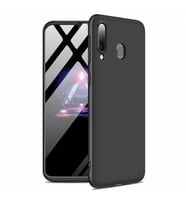 Samsung Galaxy A20S GKK Kılıf 360 Derece Tam Koruma (Siyah)