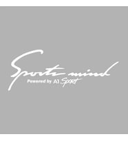 Sports Mind Audi A1 Sports Sticker siyah 21x10 CM (Beyaz)