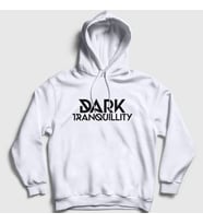 Presmono Unisex Beyaz Logo Dark Tranquillity Kapüşonlu Sweatshirt 137473tt (Beyaz)