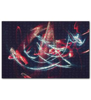 Cakapuzzle Kırmızı Beyaz Işıkların Dansı  Puzzle Yapboz MDF (Ahşap) (255 Parça)