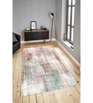 Dijital Baskılı Yıkanabilir Kaymaz Modern Renkli Salon Halısı Mutfak Halısı Yolluk ND-HY-1284 (Çok Renkli)