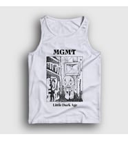 Presmono Unisex Sarı Little Dark Age Rock Mgmt Atlet 490372tt (Beyaz)