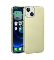 Vendas iPhone 14 Plus Uyumlu Fora Serisi Yumuşak Rubber Soft Silikon Kılıf (Gold)