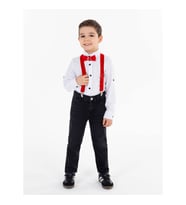 Civil Boys Erkek Çocuk Gömlek 2-5 Yaş  Siyah (Beyaz)