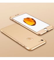 Apple iPhone 5 Kılıf Zore Ays Full Koruma Kılıf (Gold)