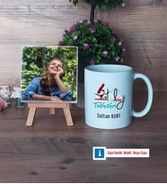 Patoloji Teknikeri Fotoğraflı Dekoratif Taş, Kupa Bardak Beyaz Hediye Tıp Bayramı Hediyesi (Model 1)