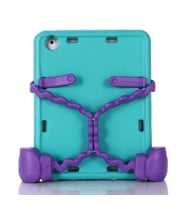 iPad 2 3 4 Kılıf Boksör Tablet Silikon A1395 A1396 A1397 A1416 A1430 A1403 A1458 (Mavi)