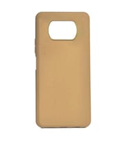 Xiaomi Poco X3 Kılıf Biye Yumuşak Silikon Case (Gold)