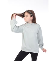 Toontoy Kız Çocuk Nakışlı Sweatshirt (Yeşil)