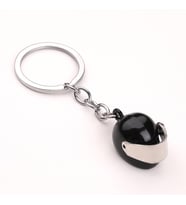 MİNİ KASK METAL ANAHTARLIK (Siyah)