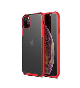 Apple iPhone 11 Pro Max Kılıf Zore Volks Silikon Kılıf (Kırmızı)