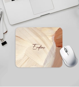 Kişiye Özel Mouse Pad (Bej)