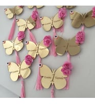 Kişiye Özel Pleksi Bebek Magnet Hatıra (Gümüş)