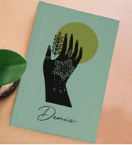 BK Gift Kişiye Özel İsimli Sert Kapaklı Su Yeşili Defter, Arkadaşa Hediye, Yeni İş Hediyesi, Anı Defteri, Doğum Günü Hediyesi-1 (Model 6)
