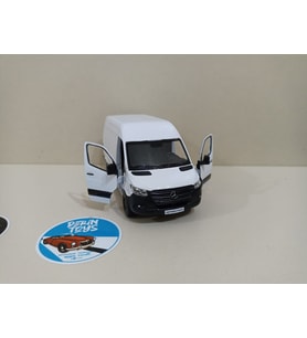 Mercedes Sprinter Metal Model Oyuncak Araba 13 Cm ( ÖZEL PLAKALI ) (Beyaz)