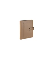 Organizer Ajanda Kılıflı Tarihsiz Kareli 160 Yaprak 17x24 Defterli Dilli Mıknatıslı Rainbow Vegan 20x26 cm (Vizon)