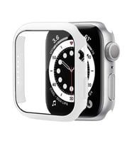 Apple Watch 7 41mm Uyumlu Gard 01 Kasa ve Ekran Koruyucu (Beyaz)