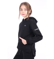 Toontoy Kız Çocuk Nakışlı Sweatshirt (Siyah)