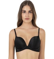 Le Jardin 7033-B Destekli-Balenli Micro Kaplı Sütyen (Siyah)