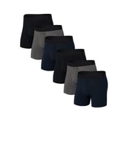 Erkek Boxer 6'li Paketler %95 Pamuk - Premium Collection (Çok Renkli)