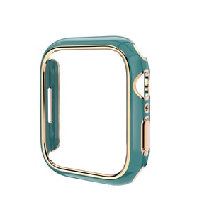Apple Watch 42mm 1/2/3 (11/10nesil değildir) Gold Çizgili Kasa Koruyucu (Yeşil)