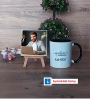 Su Ürünleri Mühendisi Fotoğraflı Dekoratif Taş, Kupa Bardak Beyaz Hediye (Model 11)