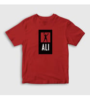 Presmono Unisex Çocuk Beyaz Victory Muhammed Ali T-Shirt 230947tt (Kırmızı)