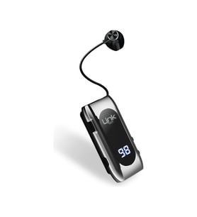 LİNKTECH V80 Pro Makaralı Titreşimli Bluetooth Kulaklık (Gri)
