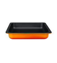 Lava Döküm Dikdörtgen 2/3 Gastronomi Küvet Ölçü 35x32cm. (Turuncu)