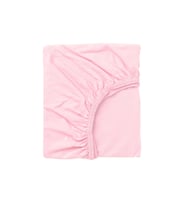 60 x120 + 15 cm Pamuklu ve Lastikli Fittet Penye Bebek Çarşafı (Pembe)