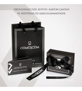 Gümüşcüm Kanat Gümüş Kolye (Altın)
