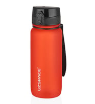 Uzspace 650 ml Tritan Su Matarası 14 Farklı Renk Softtouch  (Red Forest)
