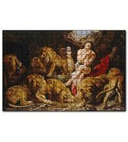 Cakapuzzle Aslanlara Atılan Daniel'ın Yakarışı  Puzzle Yapboz MDF (Ahşap) (255 Parça)
