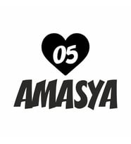 Kalpli 05 Amasya Araba Sticker siyah 20x15 CM (Siyah)