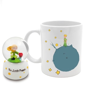Küçük Prens Kar Küresi & Küçük Prens Kupa (Beyaz)