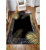 Dijital Kaymaz Taban Yıkanabilir Salon Halısı Mutfak Halısı Koridor Halısı Yolluk ND-HS-295 (Çok Renkli)