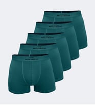 Malabadi 5 Li Paket Erkek Pamuklu Boxer 5M075 (Yeşil)