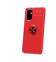 Samsung Galaxy A32 4G Kılıf Yüzüklü Magnetli Ravel Case (Kırmızı)