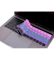 MacBook Pro TouchBar KlavyeKoruyucu 1706 1989 2159 1707 1990 US İngilizce Ombre (Pembe-Mavi)